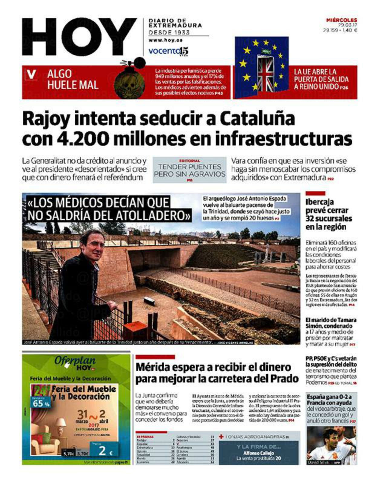 La prensa regional española entra en cólera por el anuncio de Rajoy