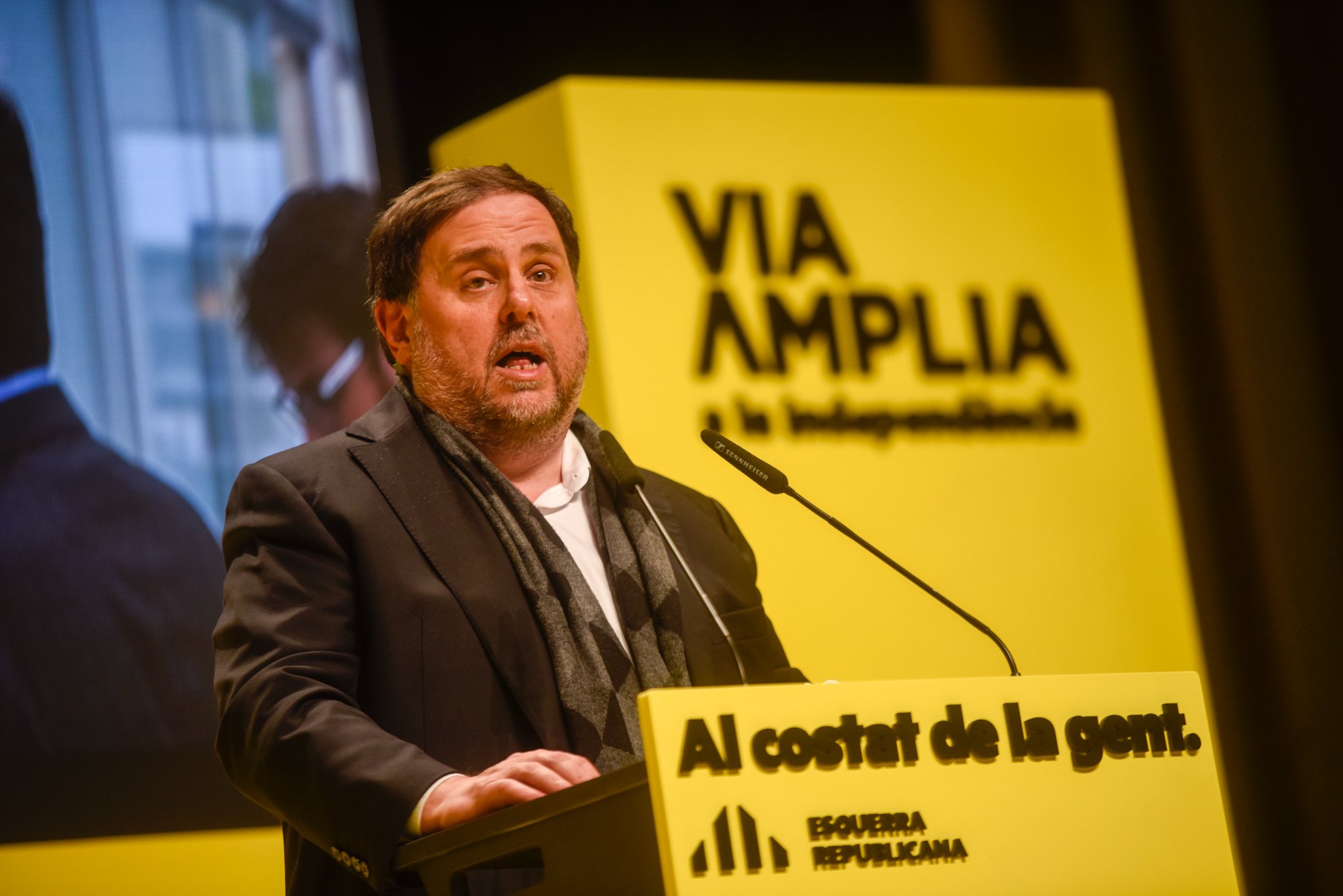 Junqueras banya de sentiment la recta final de la campanya: "No ens deixeu sols"