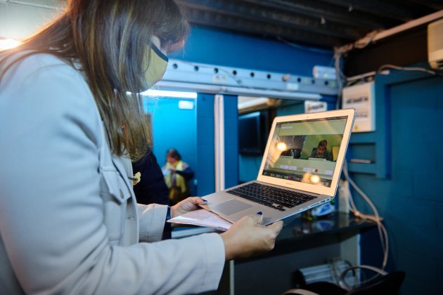 Acto campaña Jxcat Laura Borras elecciones 14 -f / Jxcat