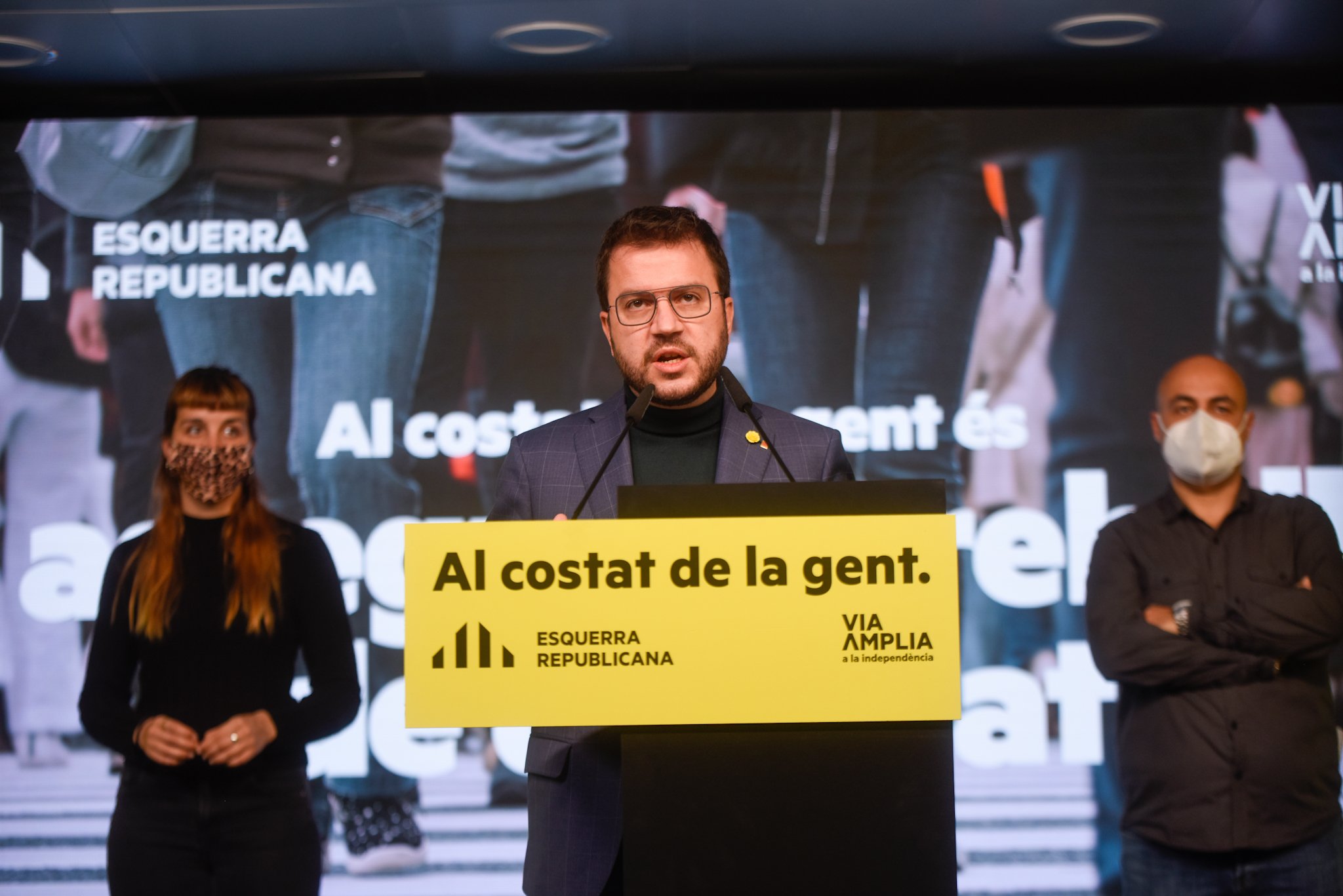 ERC posa l'accent a l'esquerra en l'últim alè de la campanya