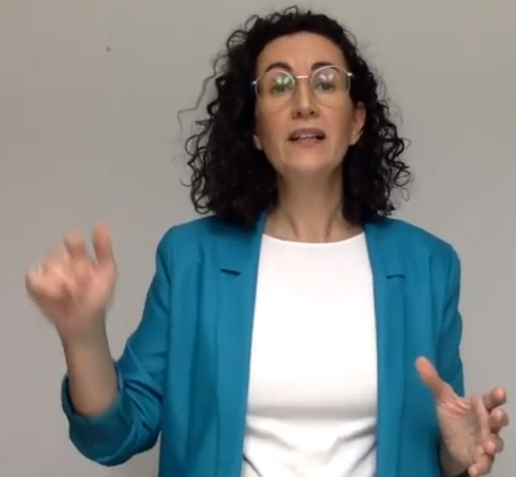 Marta rovira acto erc cierre campaña elecciones