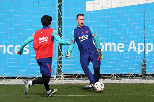 Ter Stegen entrenament