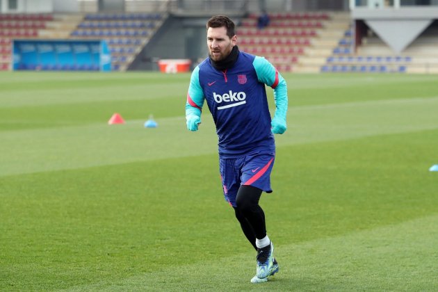 messi entrenamiento