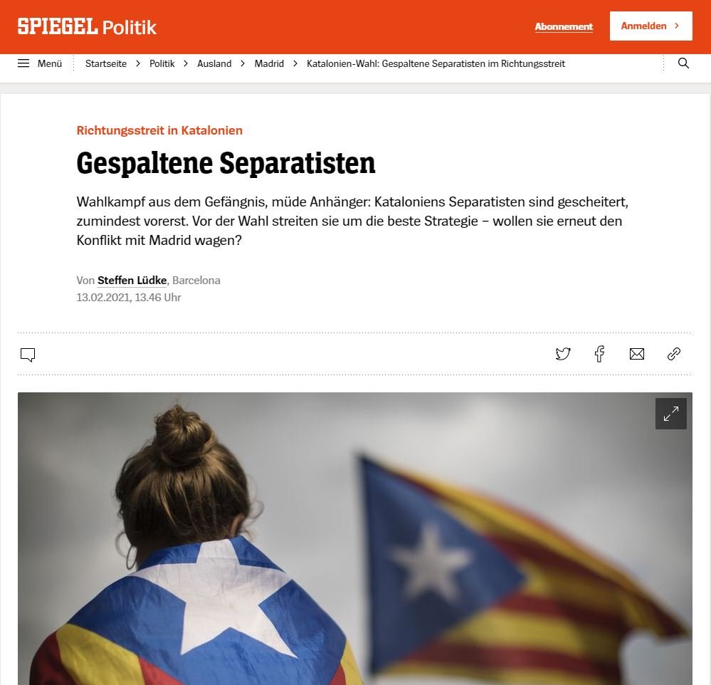 Spiegel independencia