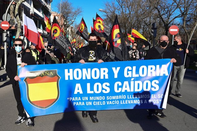 Marxa neonazi Ciutat Lineal Divisió Blava Madrid /EFE
