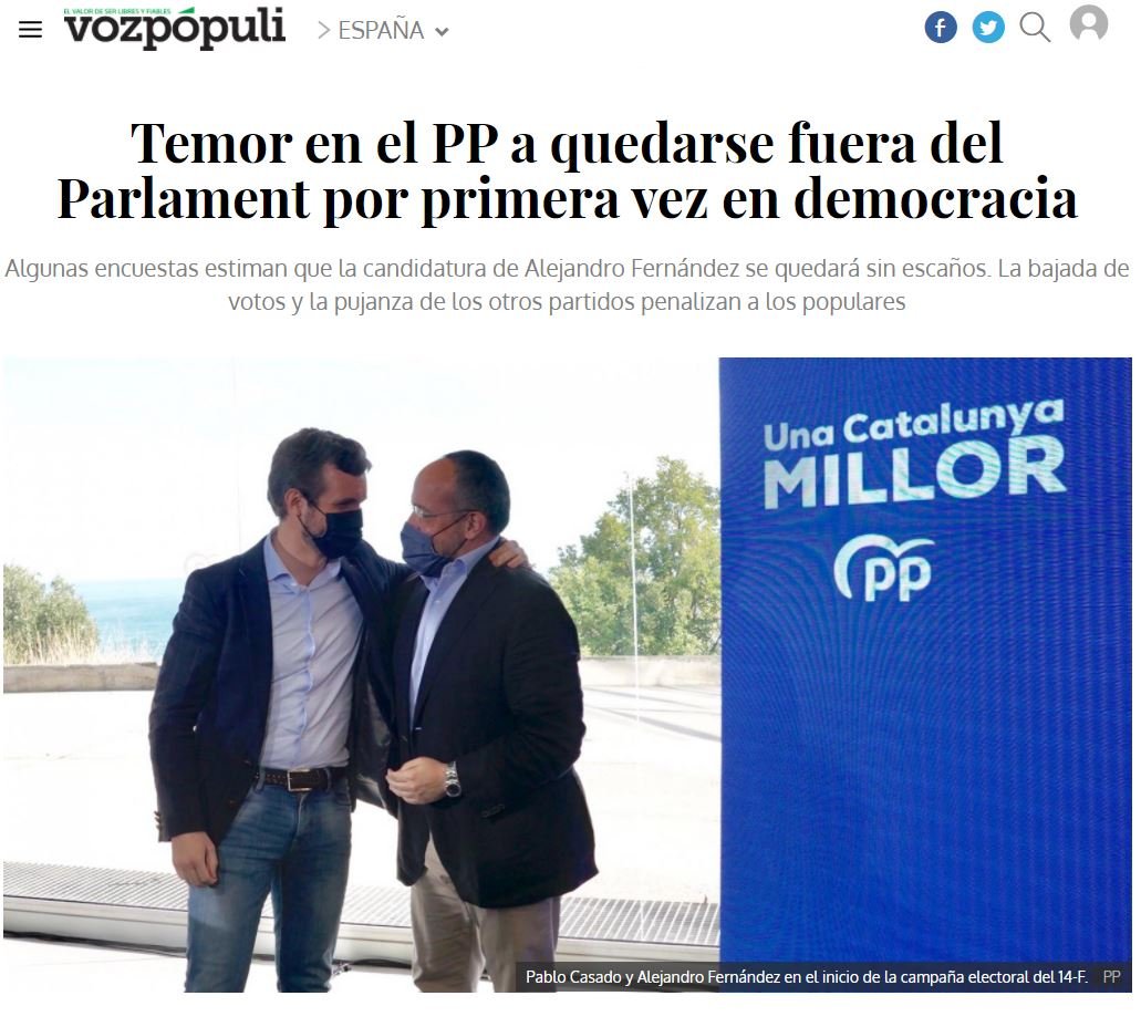 VozPópuli Elecciones Catalunya