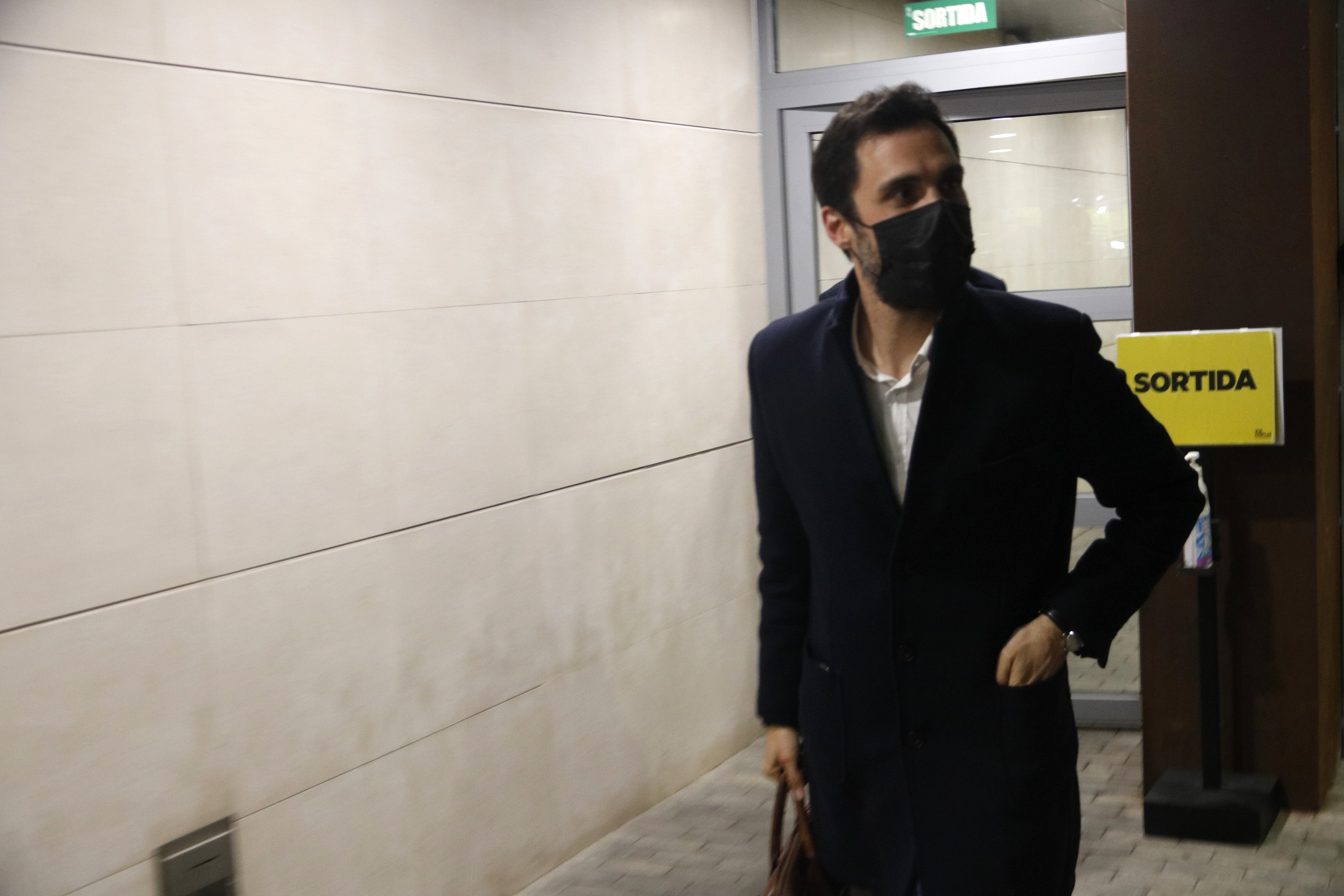 Roger Torrent arribant eleccions / ACN