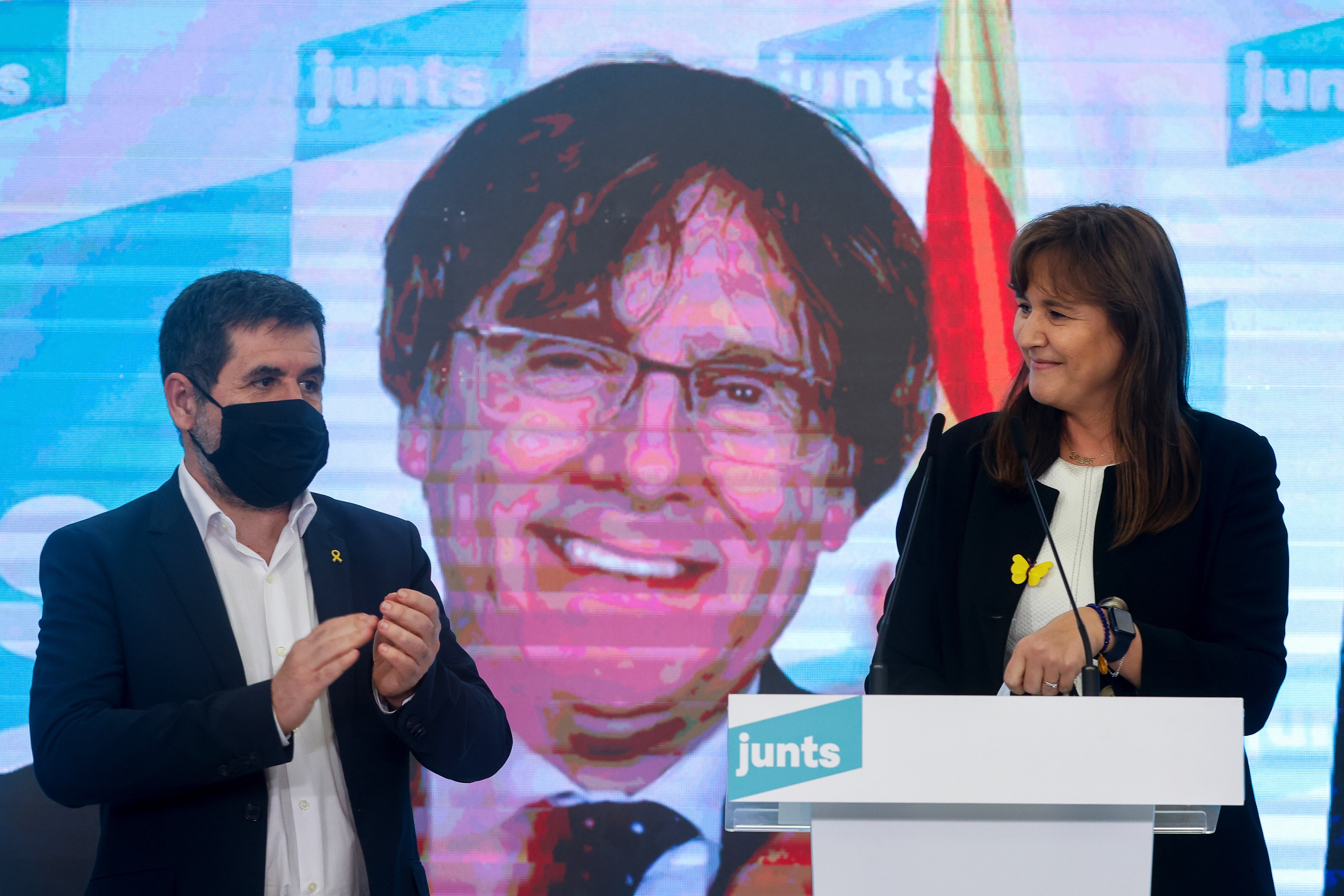 laura borras carles puigdemont - efe