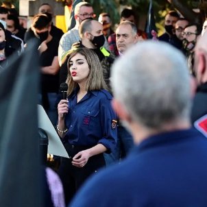 La joven antisemita de la manifestación en Madrid: "Soy fascista y socialista"