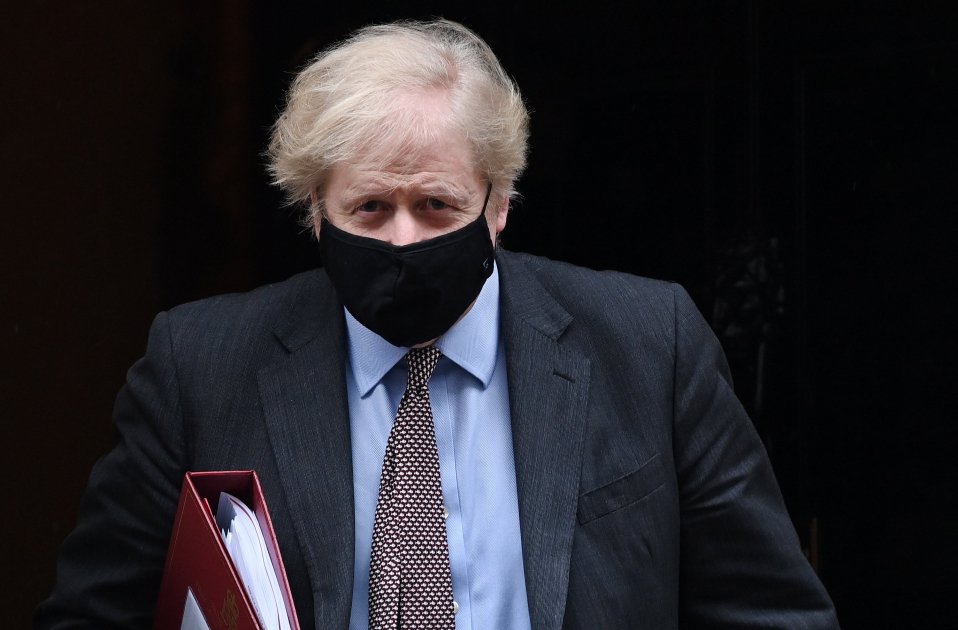 boris johnson covid mascareta efe