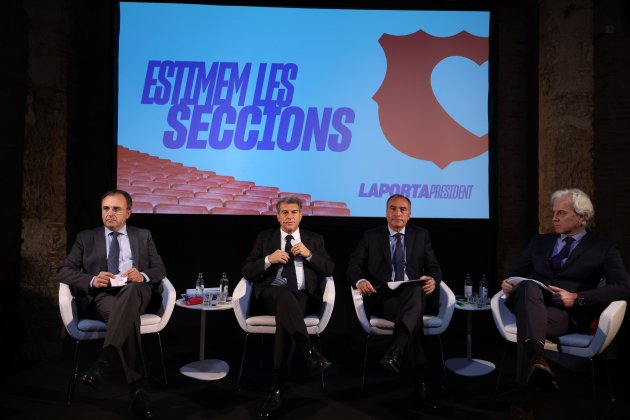 Joan Laporta Josep Cubells Rafa Yuste Aureli Mas Sergi Alcàzar