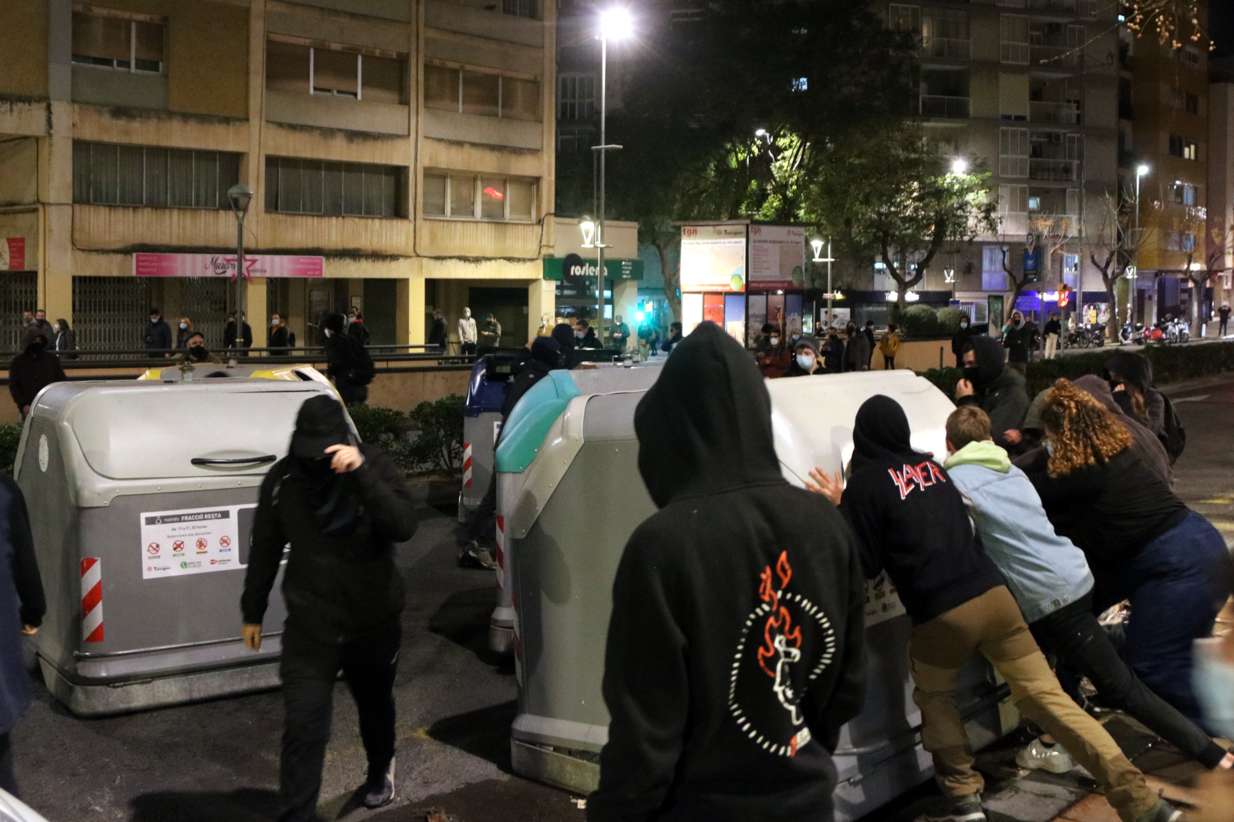 jóvenes Tarragona manifestación Hasél