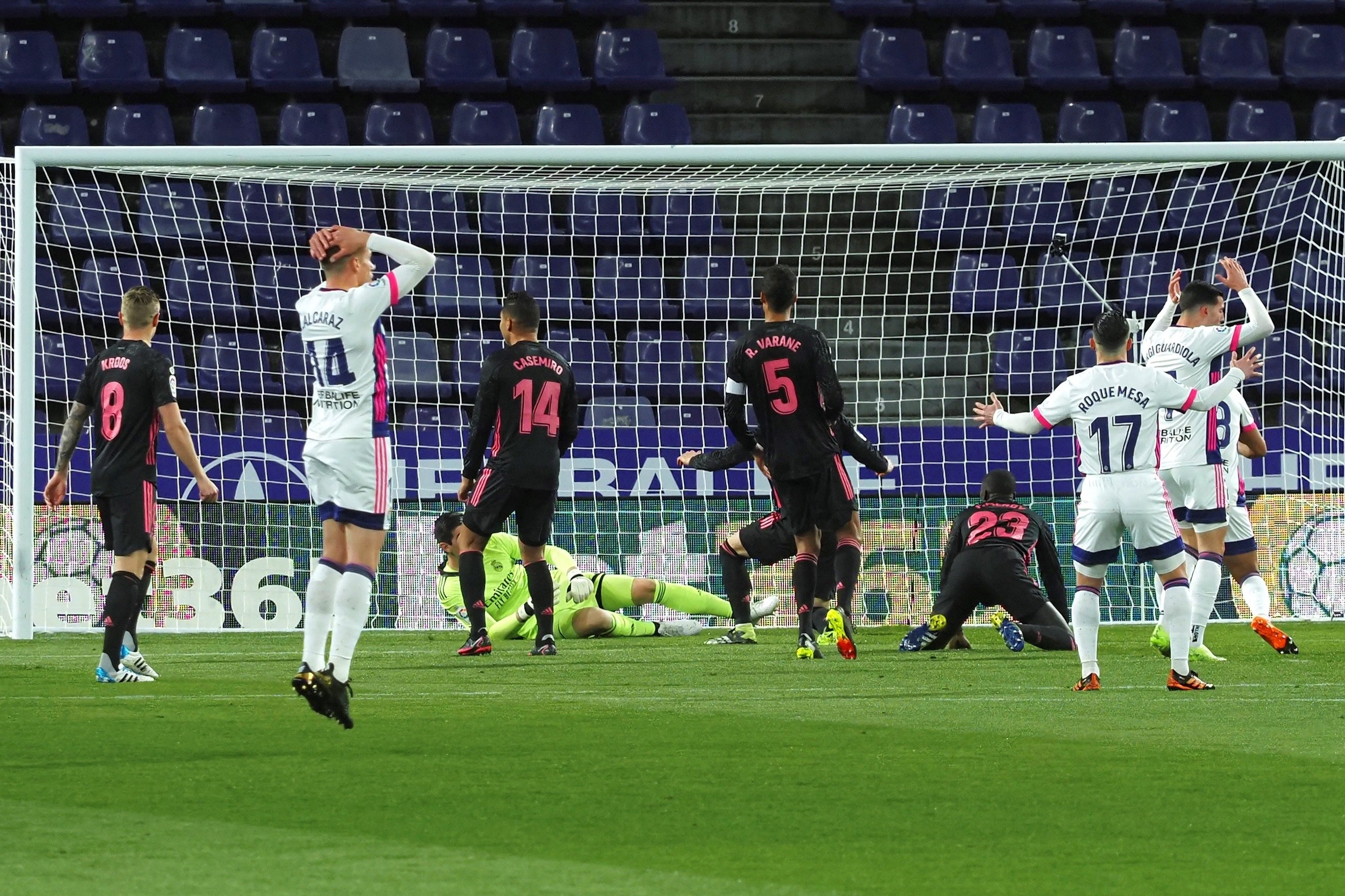 Valladolid-Real Madrid de la Liga Santander: resultado, resumen y goles