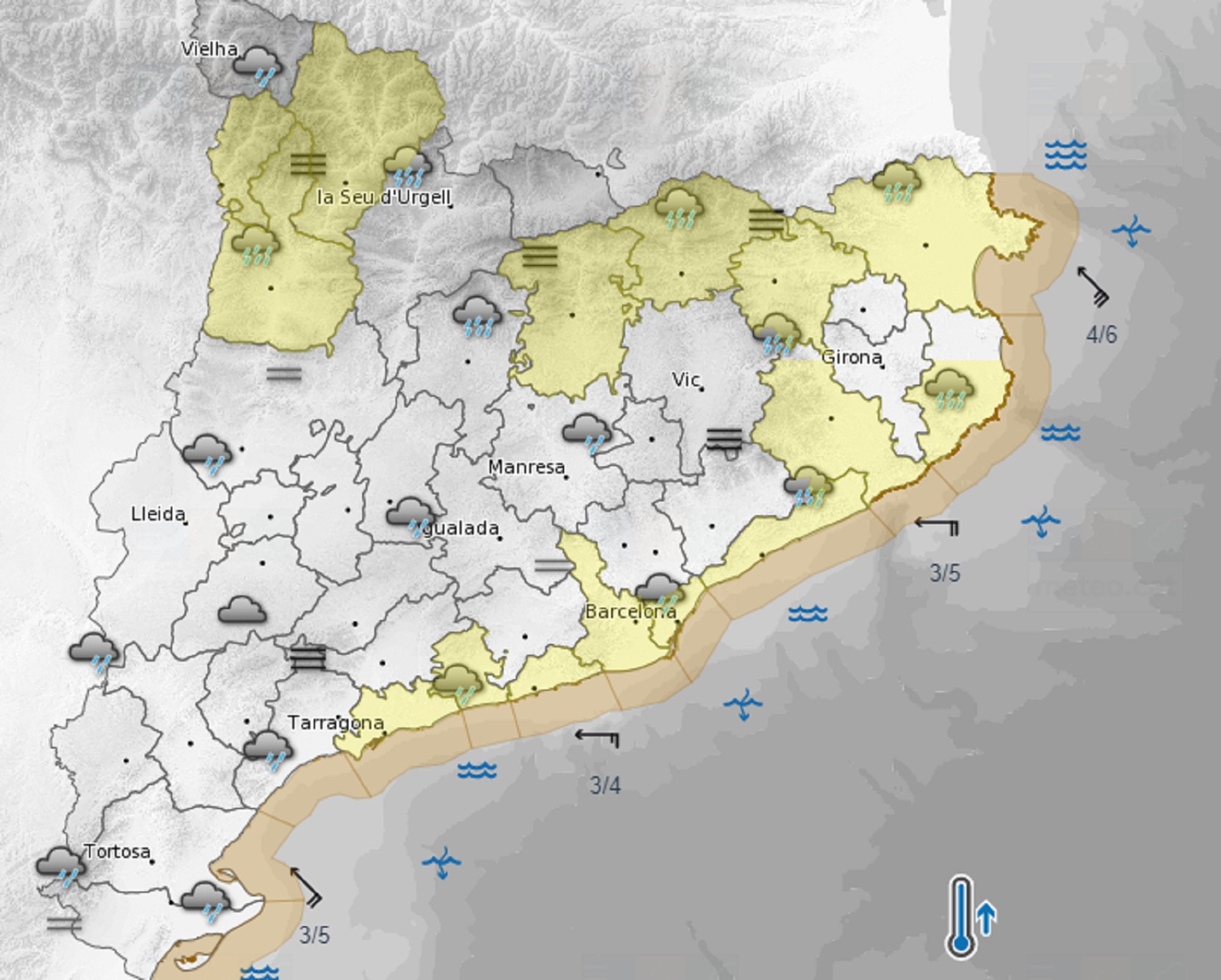 Lunes mañana / Meteocat