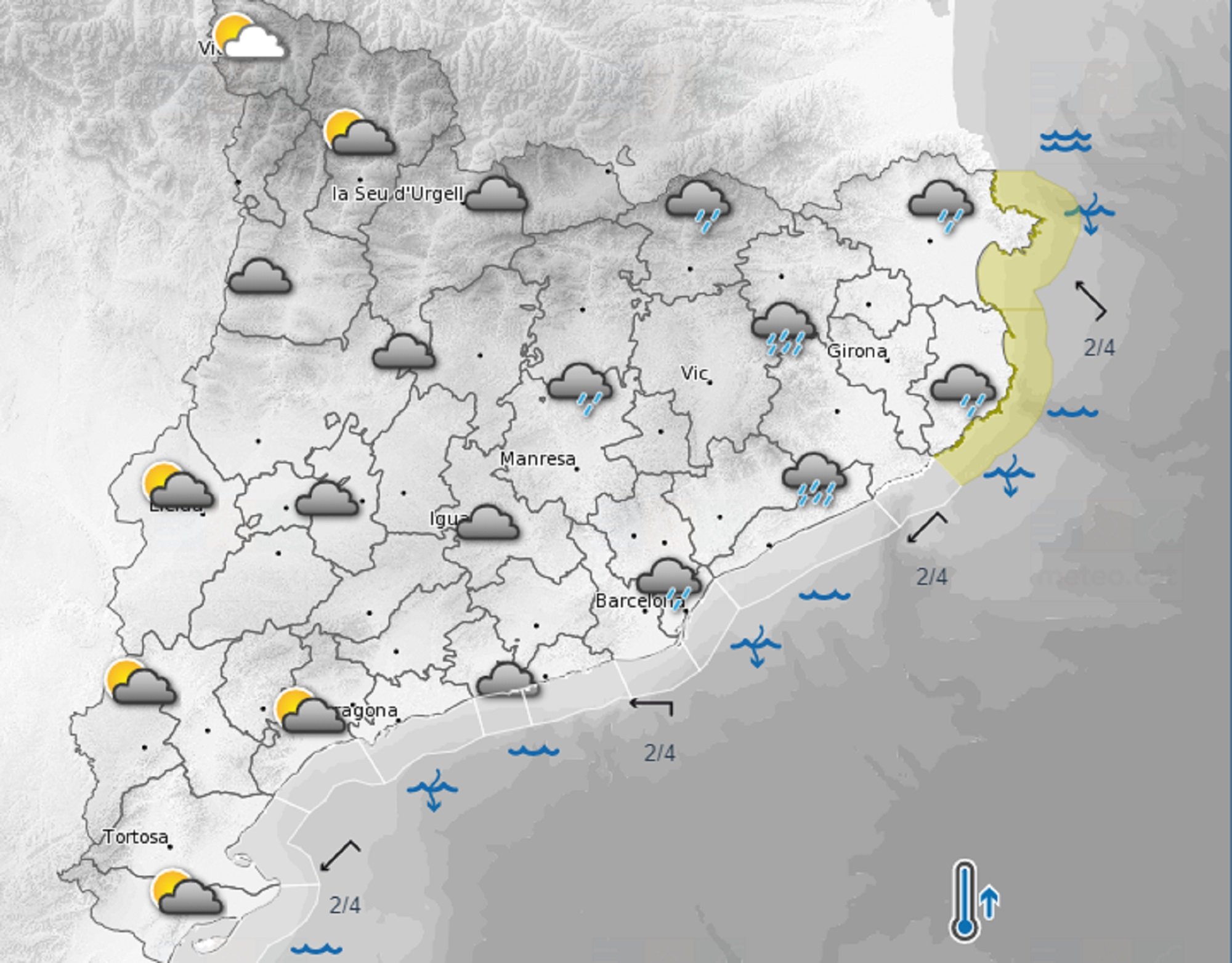 Martes mañana / Meteocat