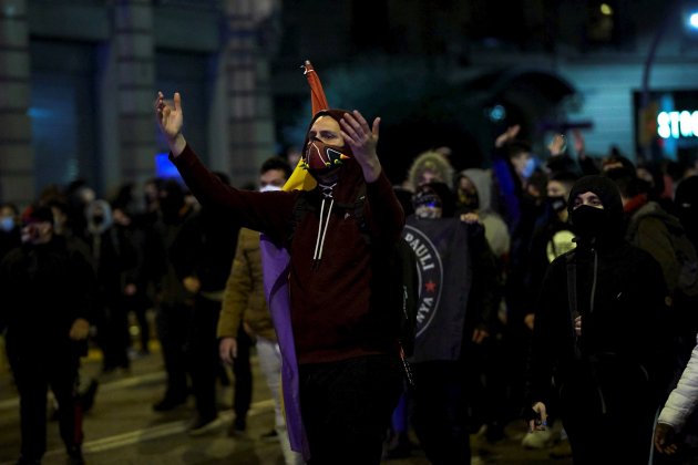 Manifestación Pablo Hasél Barcelona sábado 2102 /  efe