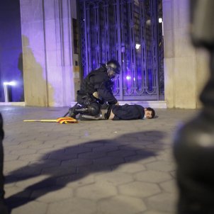 Detenido protesta Hasél - Sergi Rugrand Detenido protesta Hasél - Sergi Rugrand