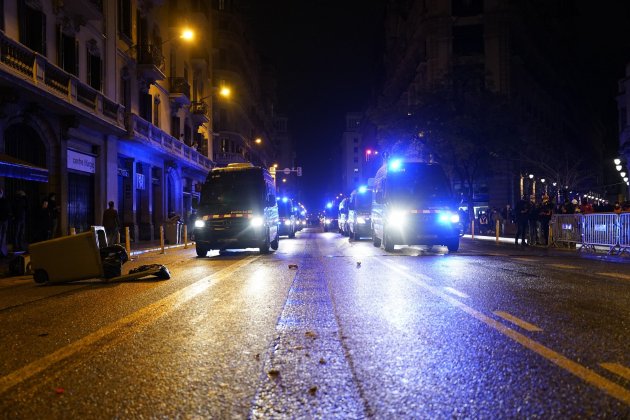  Mossos Brimo Via Laietana manifestación Hasel / Pau de la Calle