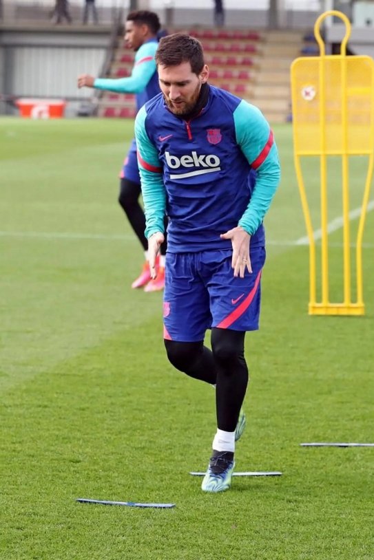 Messi entrenament FC Barcelona