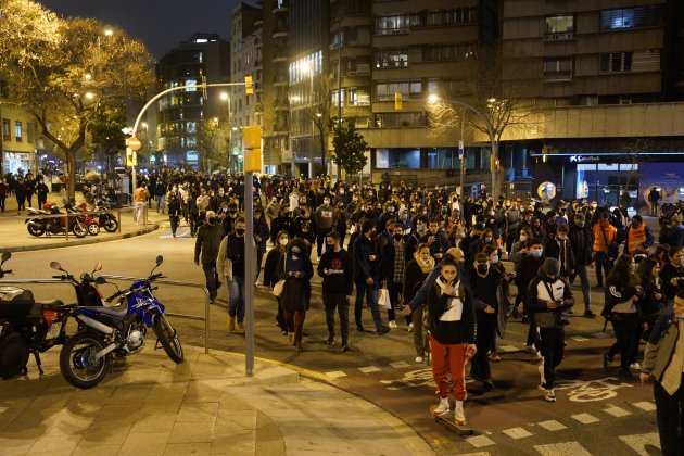  manifestación Pablo Hasél octava noche Barcelona / Pau de la Calle