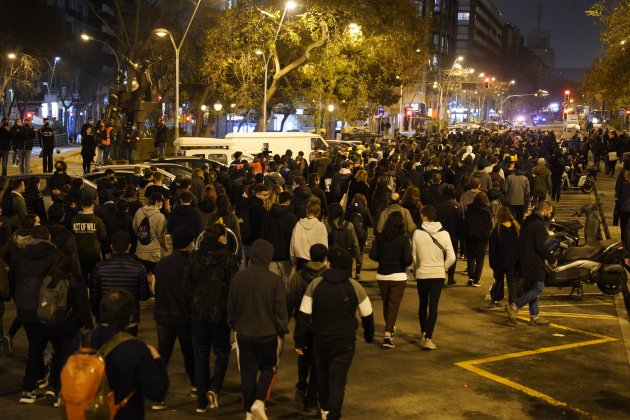  manifestación Pablo Hasél octava noche Barcelona / Pau de la Calle
