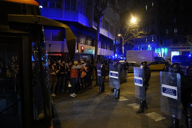  manifestación Pablo Hasél tráfico París-Casanova / Pau de la Calle