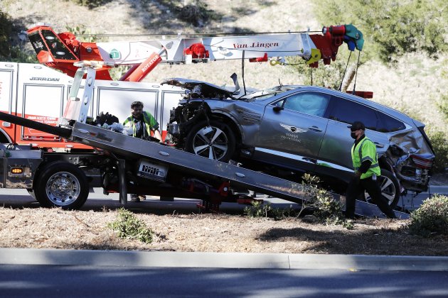 Tiger Woods coche accidente EFE