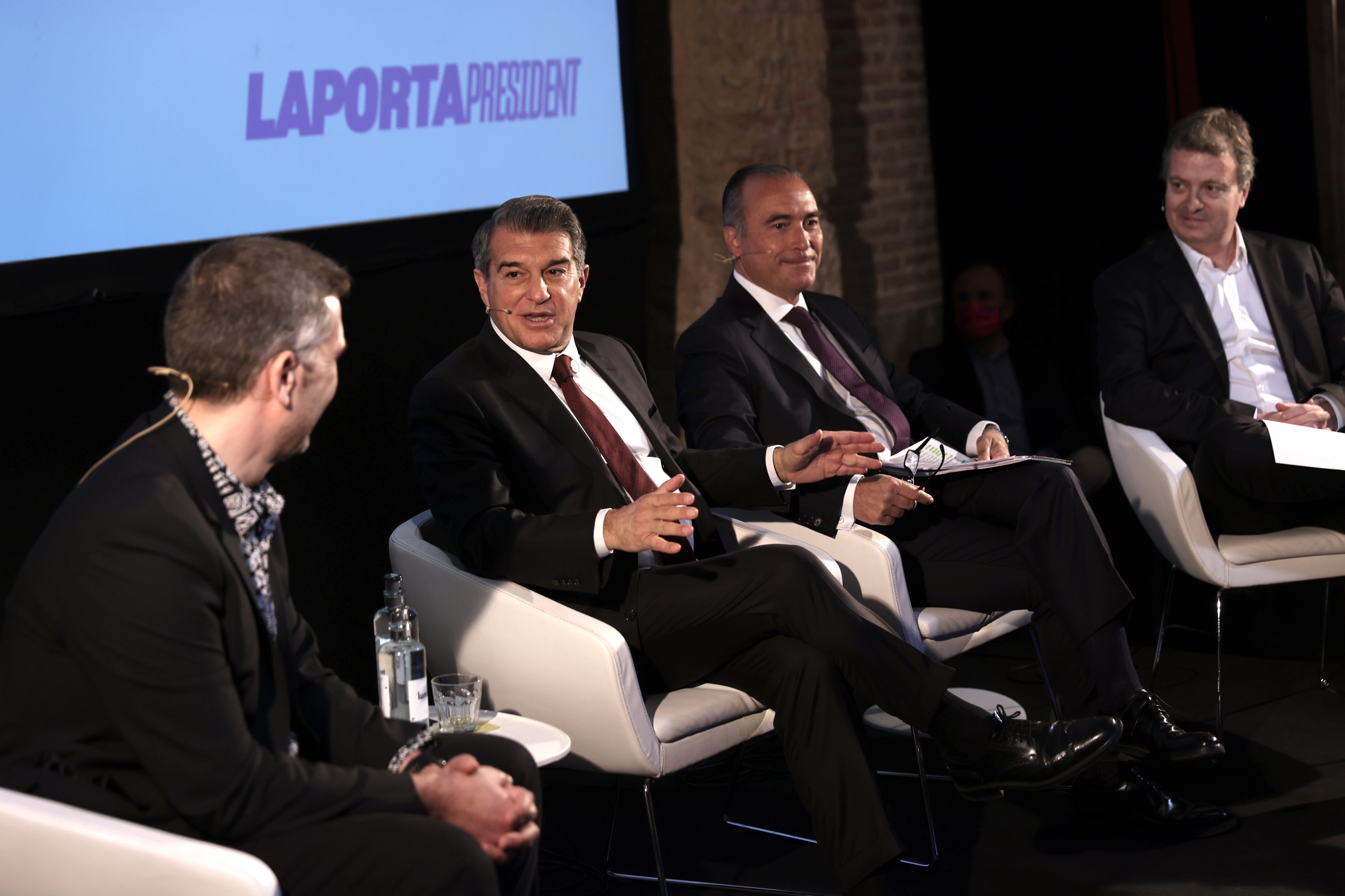 Joan Laporta presenta el seu projecte esportiu per al Barça