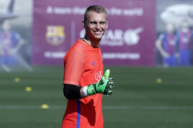 Entrenament Barça Jasper Cillessen FCB