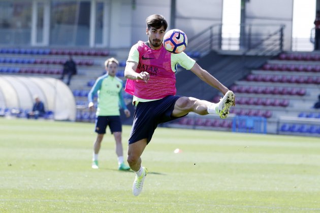 Andre Gomes entrenamiento Barça FCB