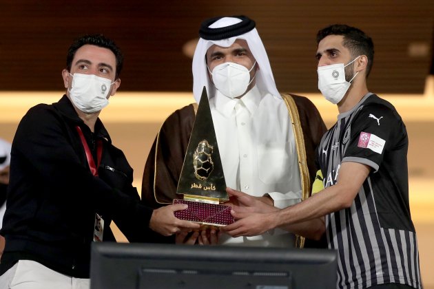 Xavi Hernandez Copa Qatar campeon @AlsaddSC