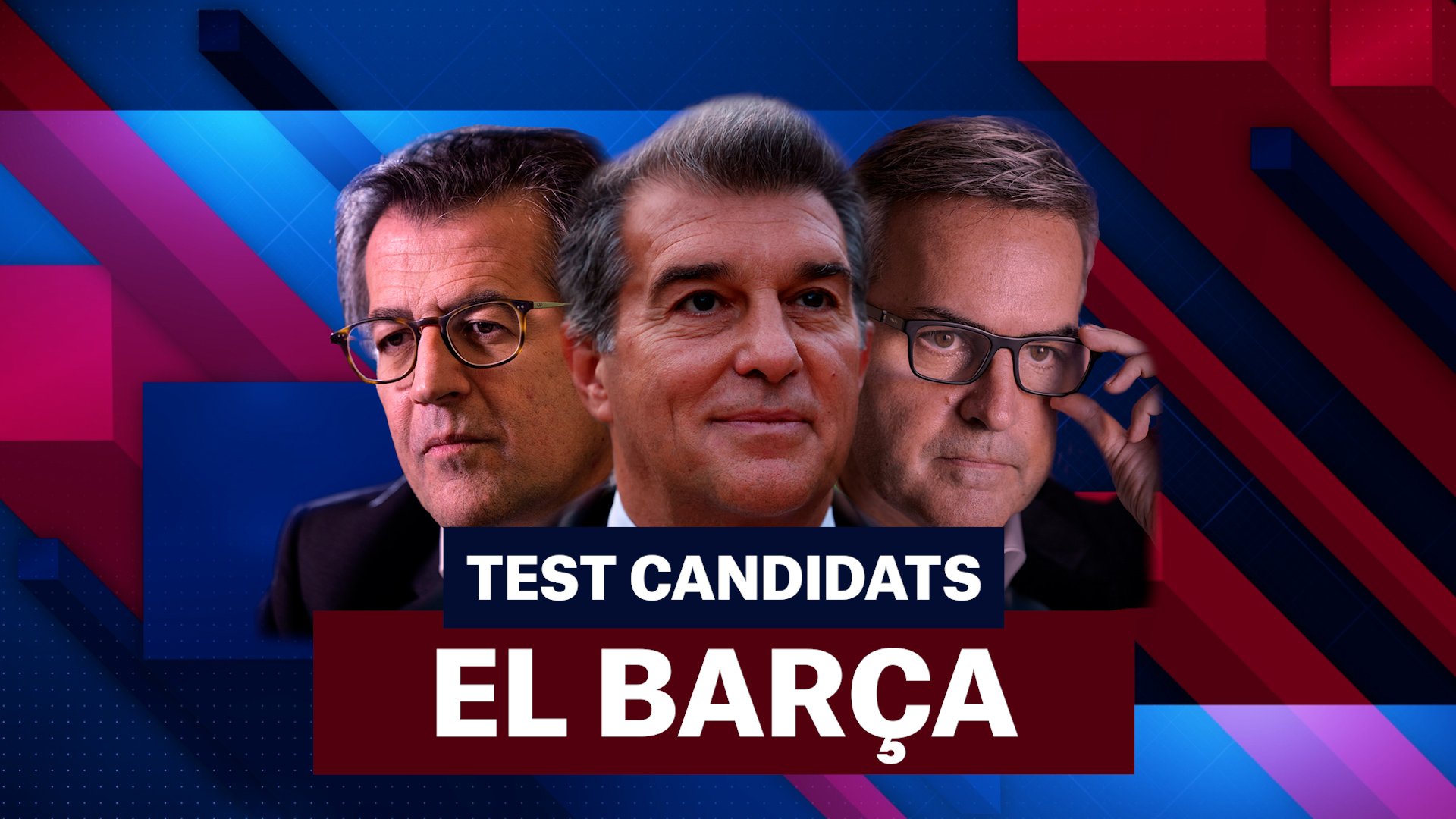 Test elecciones Barça: el barcelonismo de Laporta, Font y Freixa