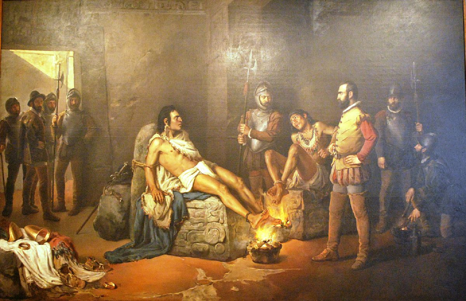 Els hispànics assassinen Cuauhtémoc, el darrer emperador asteca