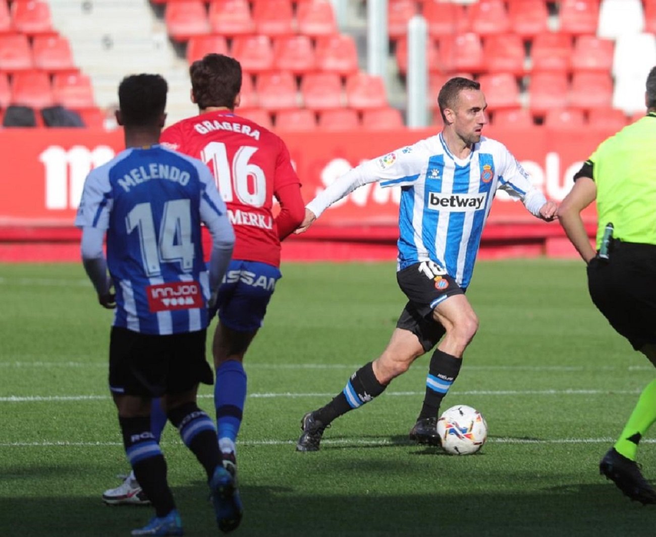 Triple empate para los conjuntos catalanes en Segunda