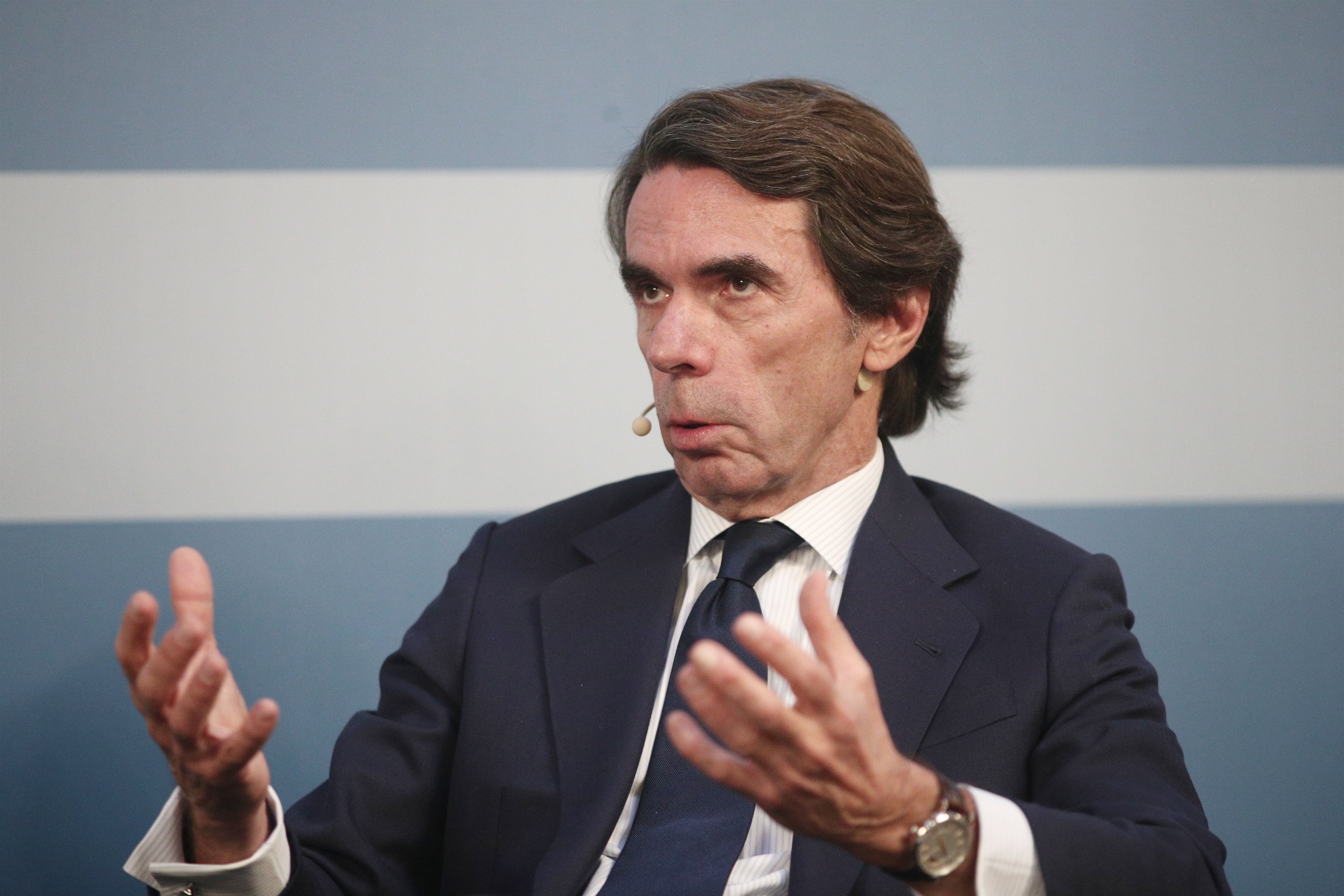 Aznar ante el independentismo: ni indulto ni diálogo