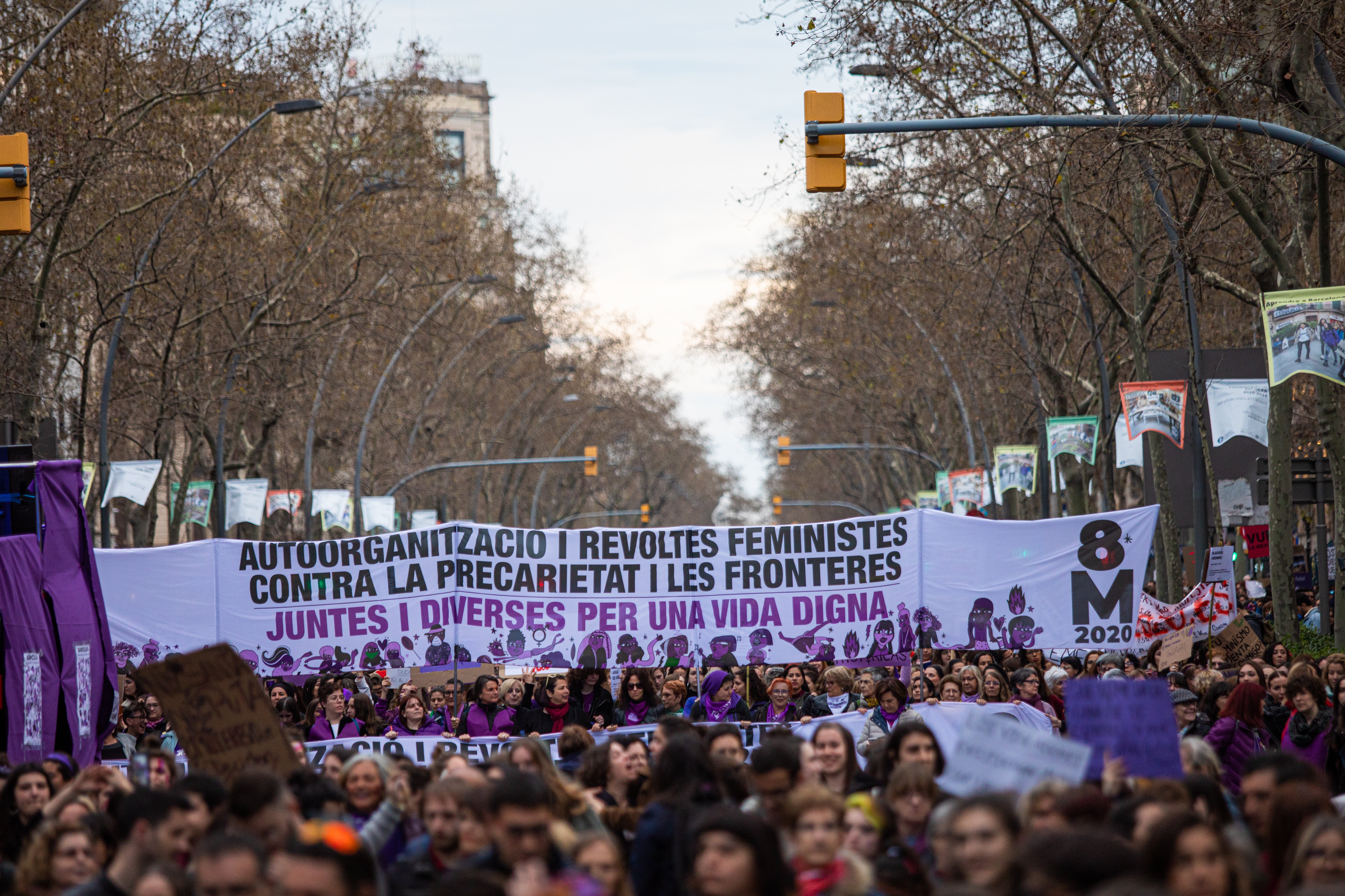 El Govern sí que avala les manifestacions del 8-M a Catalunya