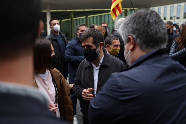 concentració sindicatura sindics 1-O ciutat de la justícia Jordi Sánchez - Sergi Alcázar