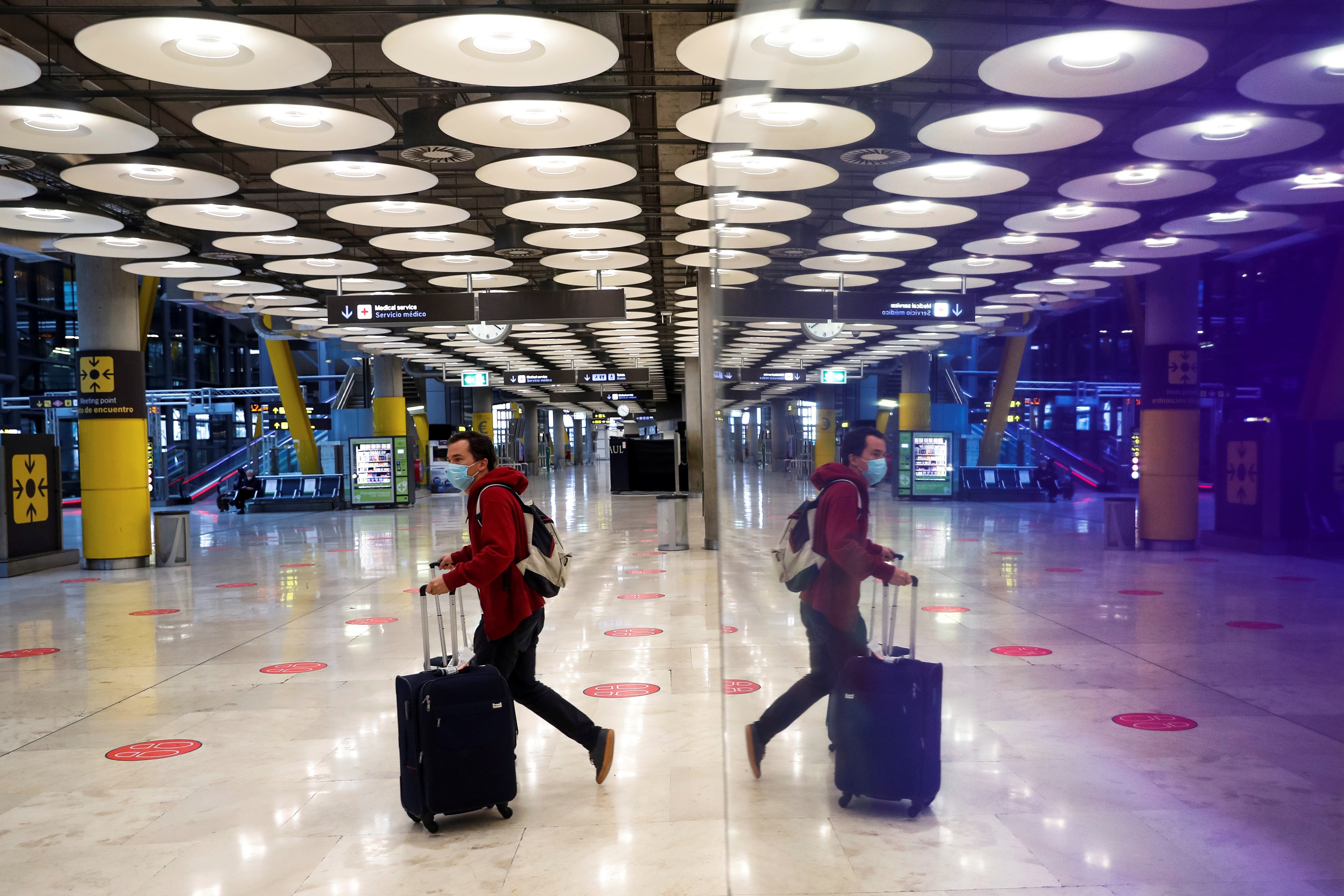 Cuarentena para los viajes procedentes de Argentina, Bolivia, Colombia y Namibia