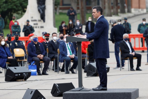 pedro sanchez piconadora acte ETA Valdemoro - EFE