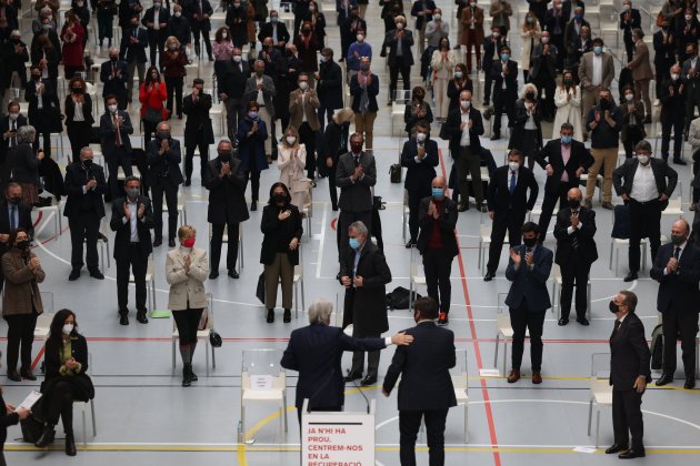 Acto empresarial Foment Covid Estació Nord Sanchez Cañete / Sergi Alcàzar