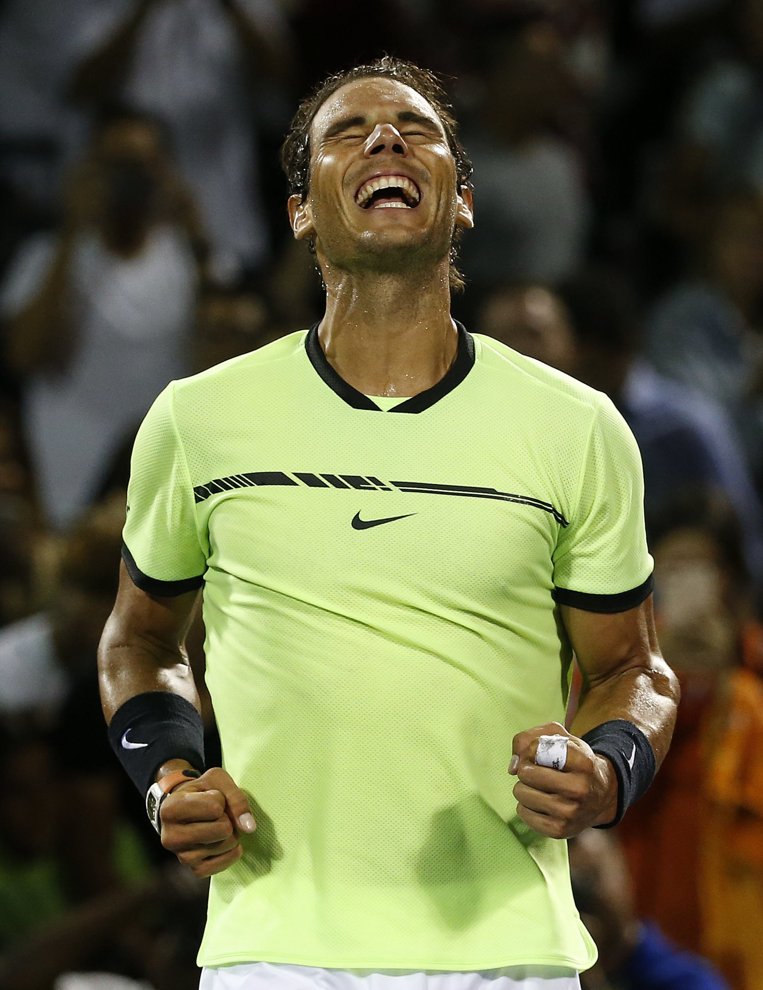 Rafa Nadal supera a Fabio Fognini y es el primer finalista de Miami