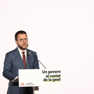 Conferencia govern ERC Pere Aragonès - Sergi Alcàzar Conferencia govern ERC Pere Aragonès - Sergi Alcàzar