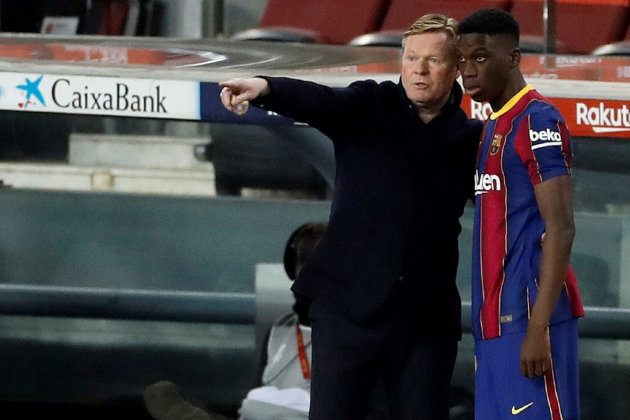 Koeman Ilaix Moriba Barça Sevilla EFE