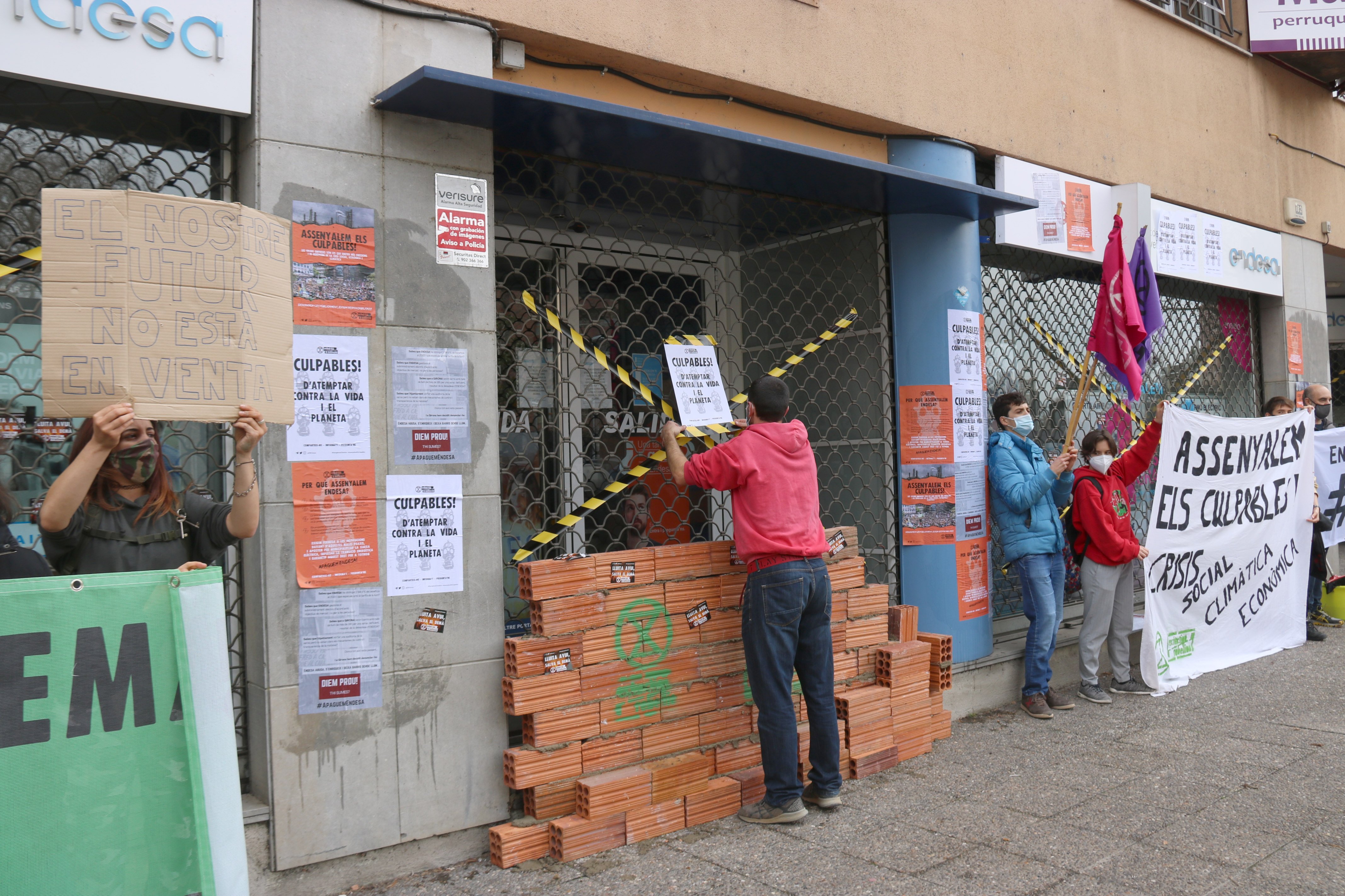 manifestacion tochos endesa Girona / ACN