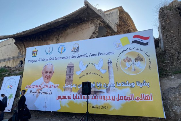 cartel mosul papa francesc @vaticannews it