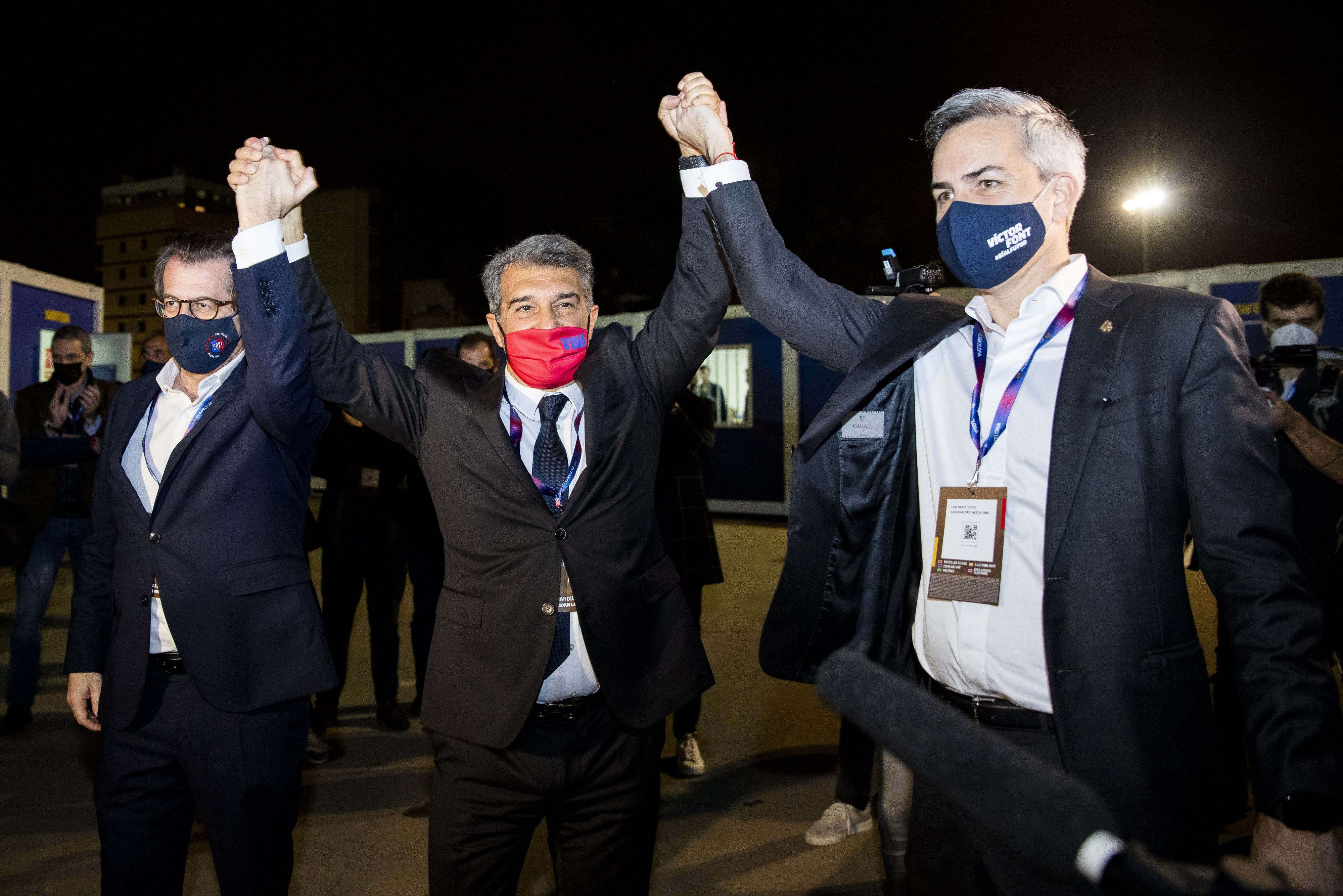 Font, Freixa y Tusquets, invitados a la final de la Copa por Laporta