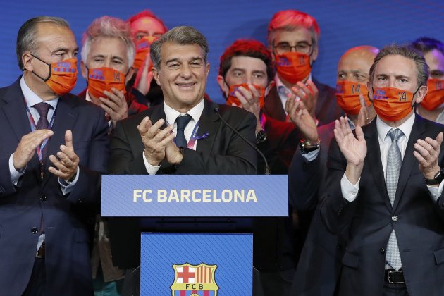 Joan Laporta presidente Barca discurs Barca EFE