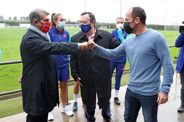 Joan Laporta Lluis Cortes Barca femení @FCB