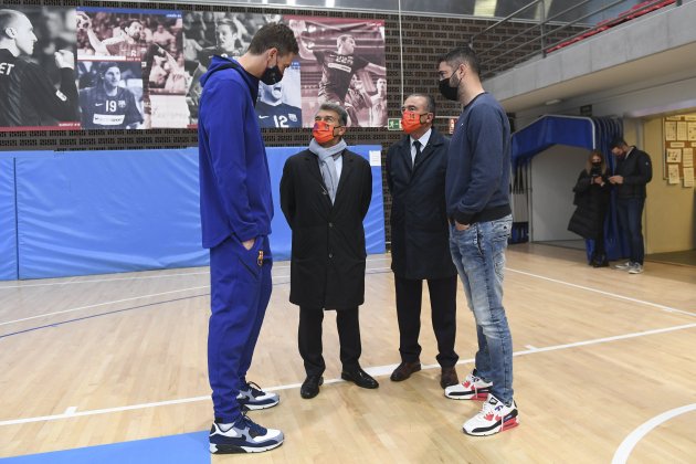 Pau Gasol Joan Laporta Yuste Navarro Barca bàsquet @FCB