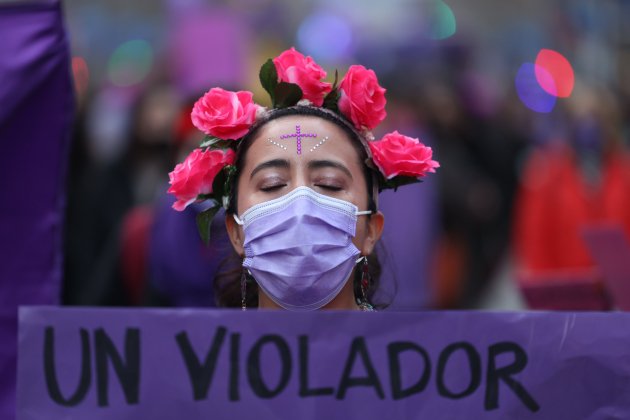 manifestacion feminista 8m barcelona - sergi alcazar